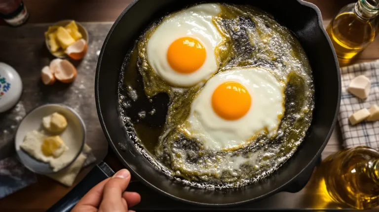 Beurre ou huile : pour des œufs au plat parfaitement cuits, ce chef révèle ce qu’il utilise Beurre ou huile : pour des œufs au plat parfaitement cuits, ce chef révèle ce qu’il utilise