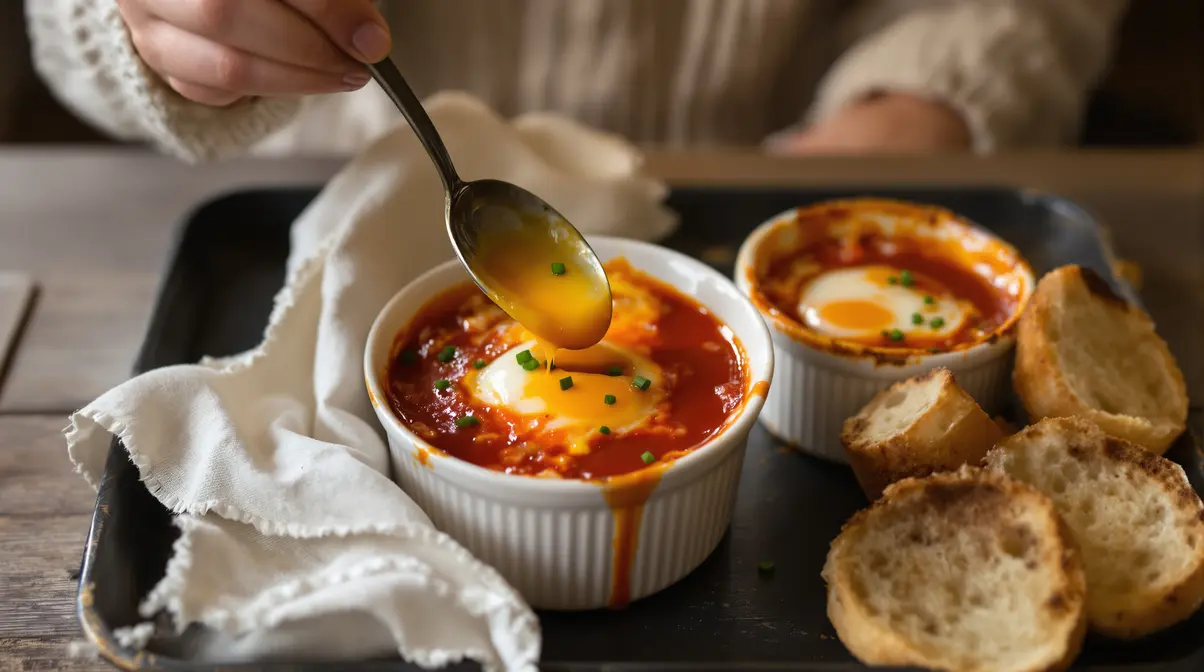 C’est le plat que je fais quand je n’ai envie de rien préparer : œufs cocotte tomate-fromage en 12 min C’est le plat que je fais quand je n’ai envie de rien préparer : œufs cocotte tomate-fromage en 12 min