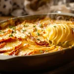 Ce gratin ultra simple aux pommes, oignons et bouillon, encore plus gourmand qu’un dauphinois