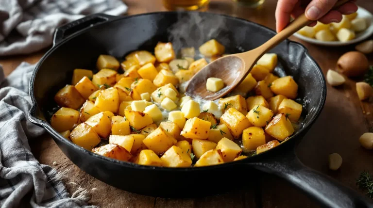 Pommes de terre : l’ingrédient à ajouter à la cuisson pour des pommes moelleuses et parfumées